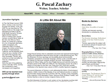 Tablet Screenshot of gpascalzachary.com